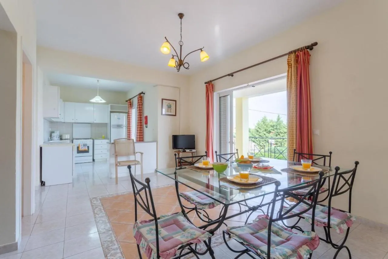 Skala Villa Yellow Spathion Greece